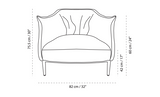 Benbow Accent Chair by DEKOR - product image 5 for Resin Society