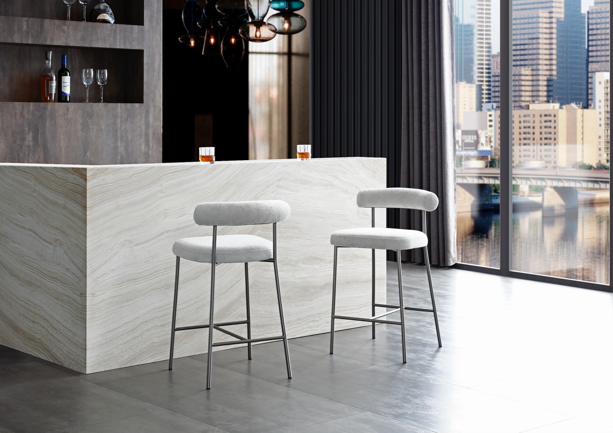 Ella Counter Stool detail image - Resin Society
