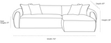 Flore Sectional by DEKOR - product image 7 for Resin Society