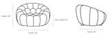 Nest Curved Armchair by DEKOR - product image 4 for Resin Society