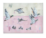 "Taking Off" pinks on canvas by Chelsea McShane Art - product image 2 for Resin Society