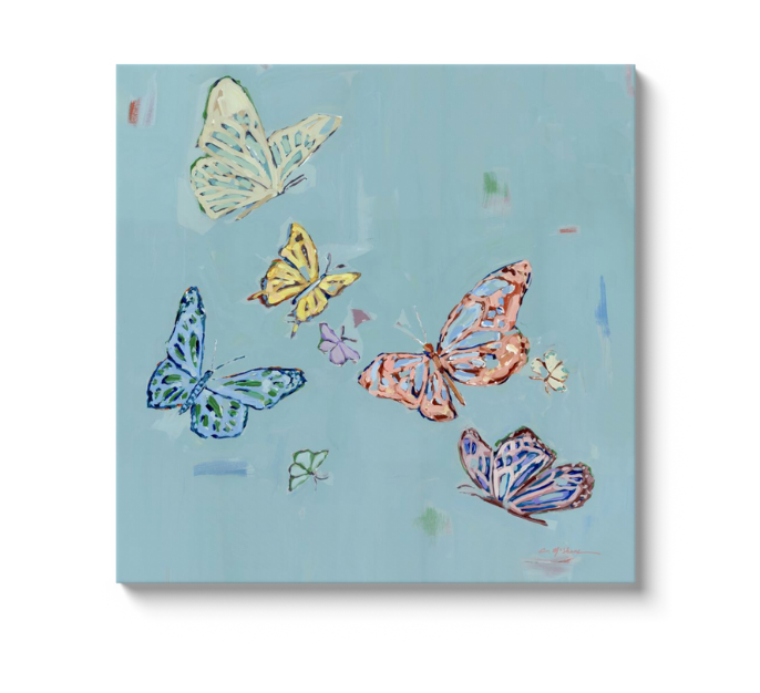 "Butterfly Love" on canvas by Chelsea McShane Art - main product image for Resin Society