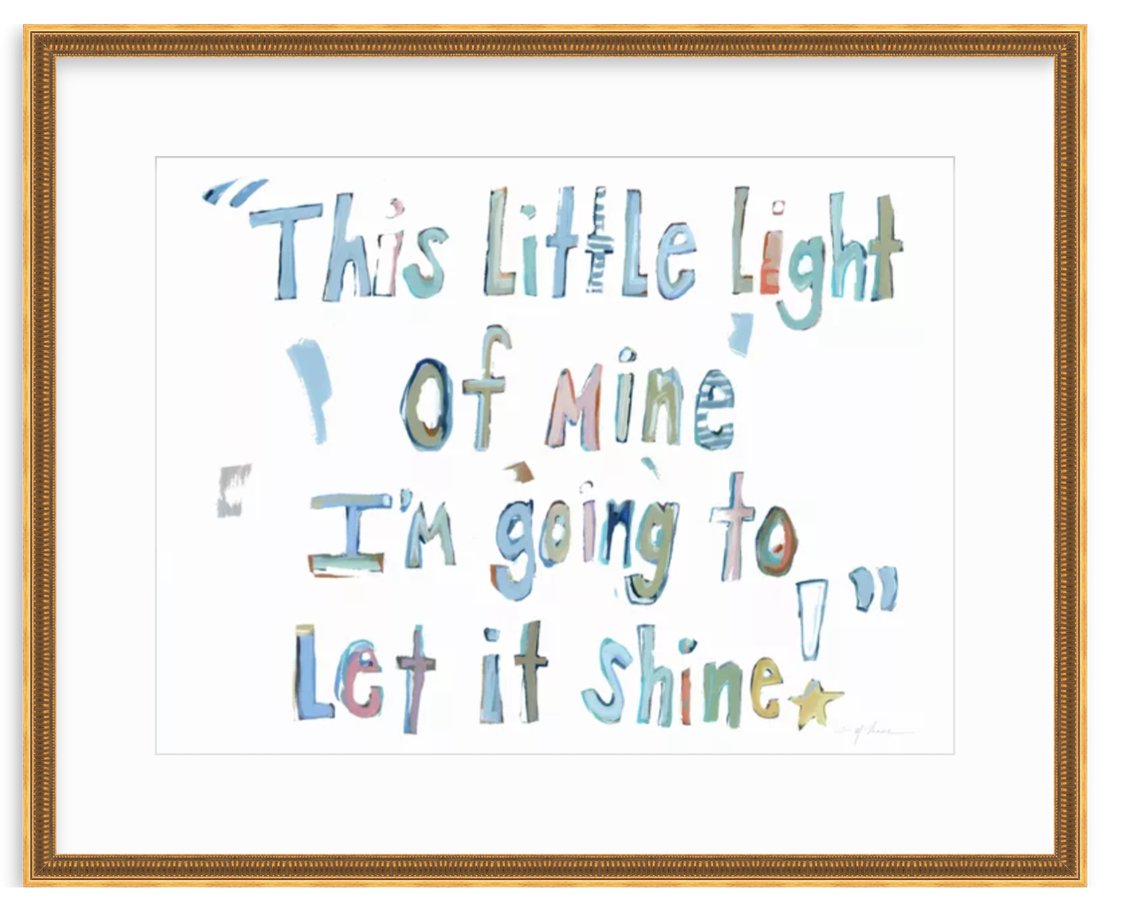 Light Of Mine Fine Art Print by Chelsea McShane Art