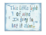 "Light Of Mine" canvas print stretched on wood frame, featuring abstract textured art with bright, diverse colors