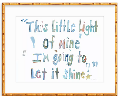 Light Of Mine Fine Art Print showcasing warm tones on premium art paper