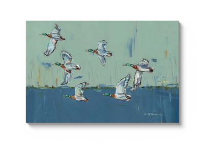 "Moody Mallards" on canvas by Chelsea McShane Art - product image 2 for Resin Society