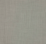 Close-up of linen fabric weave in a muted beige-gray color called Pierre, showing fine irregular crosshatch texture and subtle color variation.