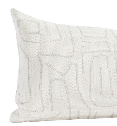 Abstract Pillow Cover in Natural