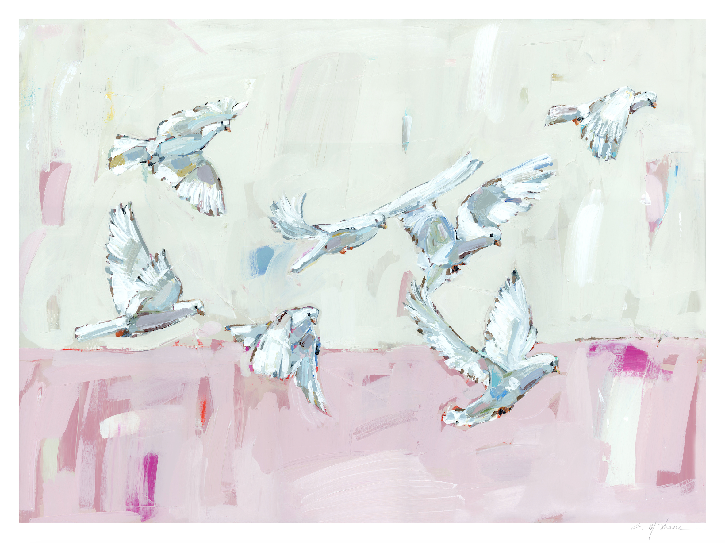 Peace On Earth I Doves Fine Art Print