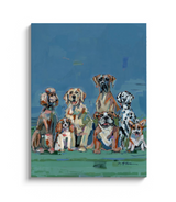 "Unleashed" on canvas by Chelsea McShane Art - main product image for Resin Society