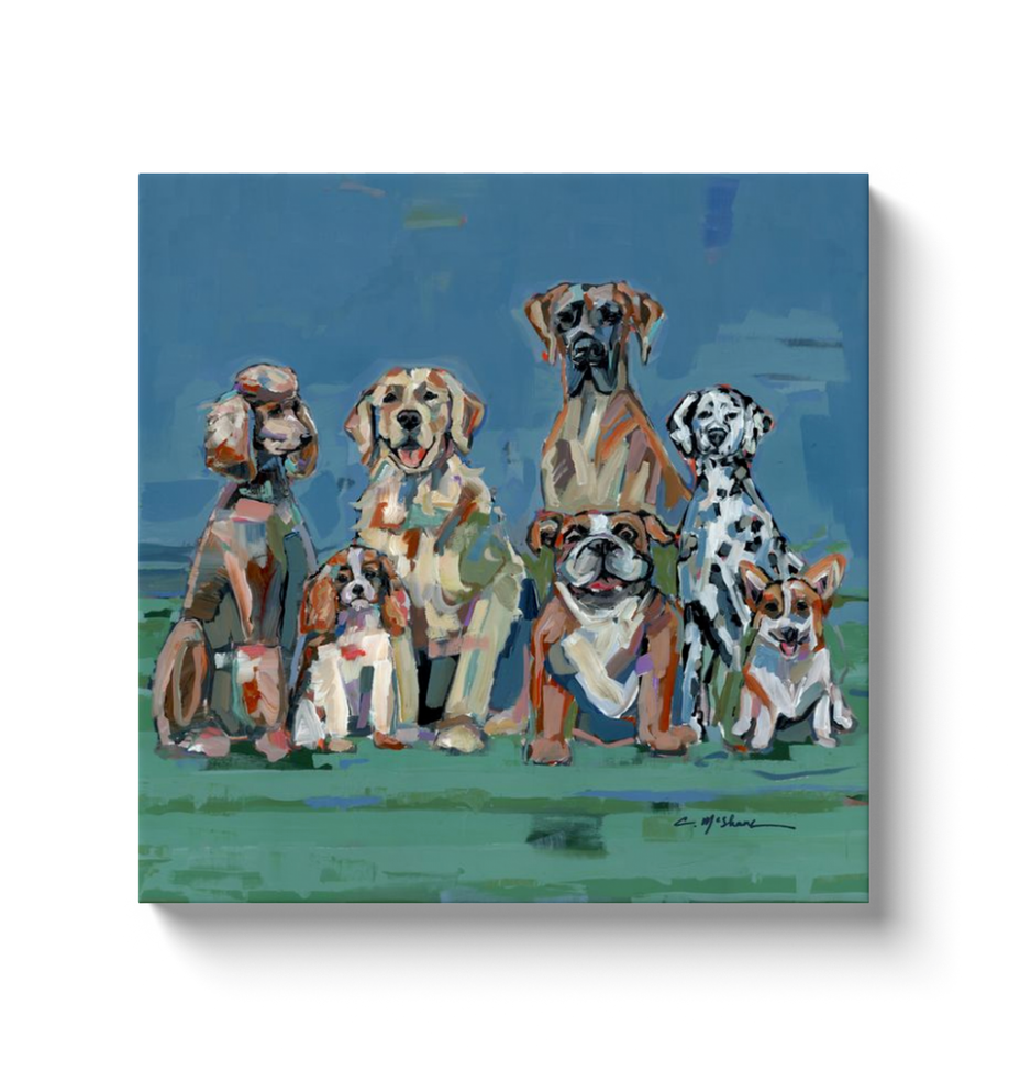 "Unleashed" on canvas by Chelsea McShane Art - product image 2 for Resin Society