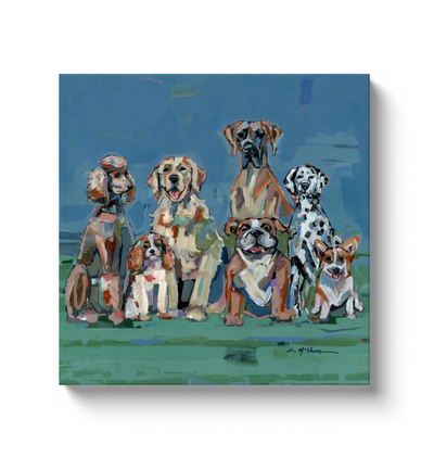 "Unleashed" on canvas by Chelsea McShane Art - product image 2 for Resin Society