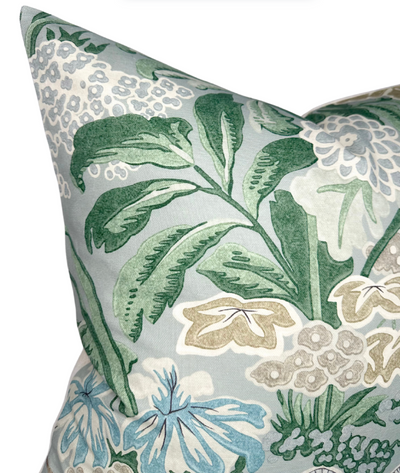 Meadow Floral Pillow Cover in Sage, Thibaut Pillows