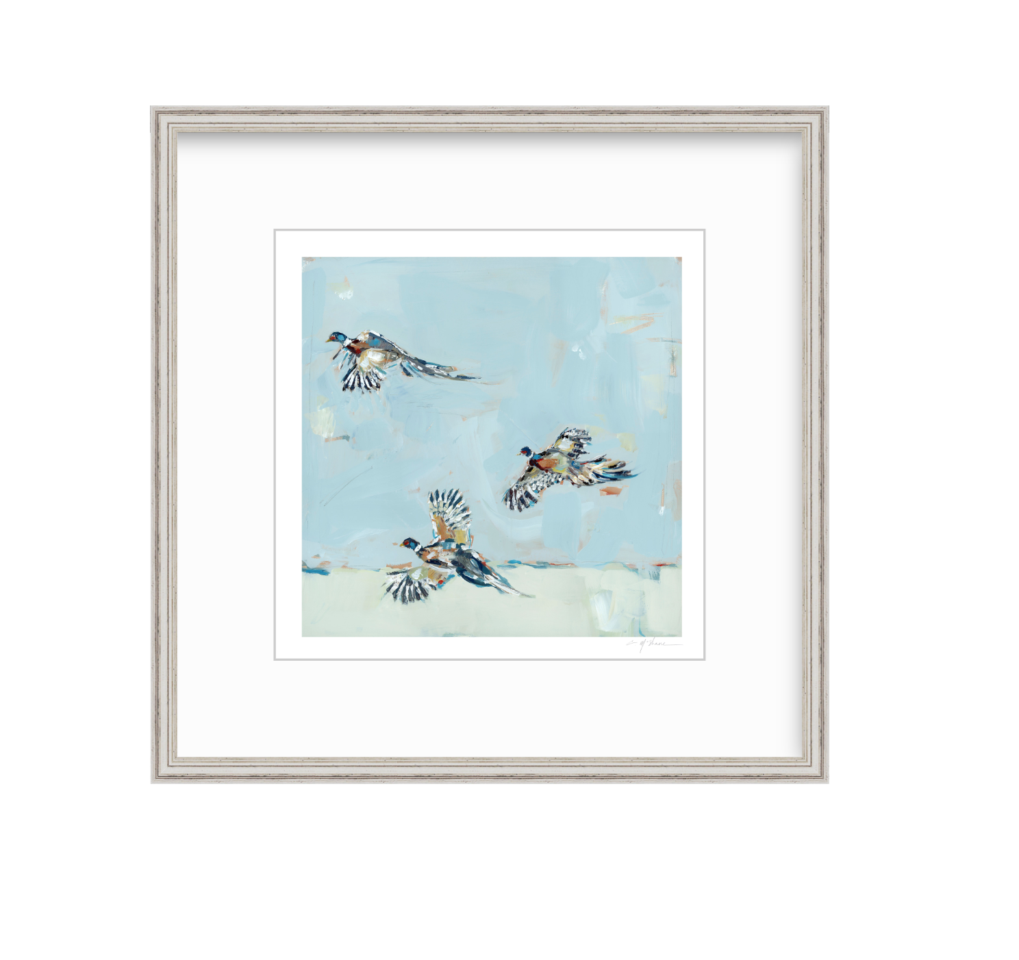 Pheasantly Surpised Pheasant Fine Art Print