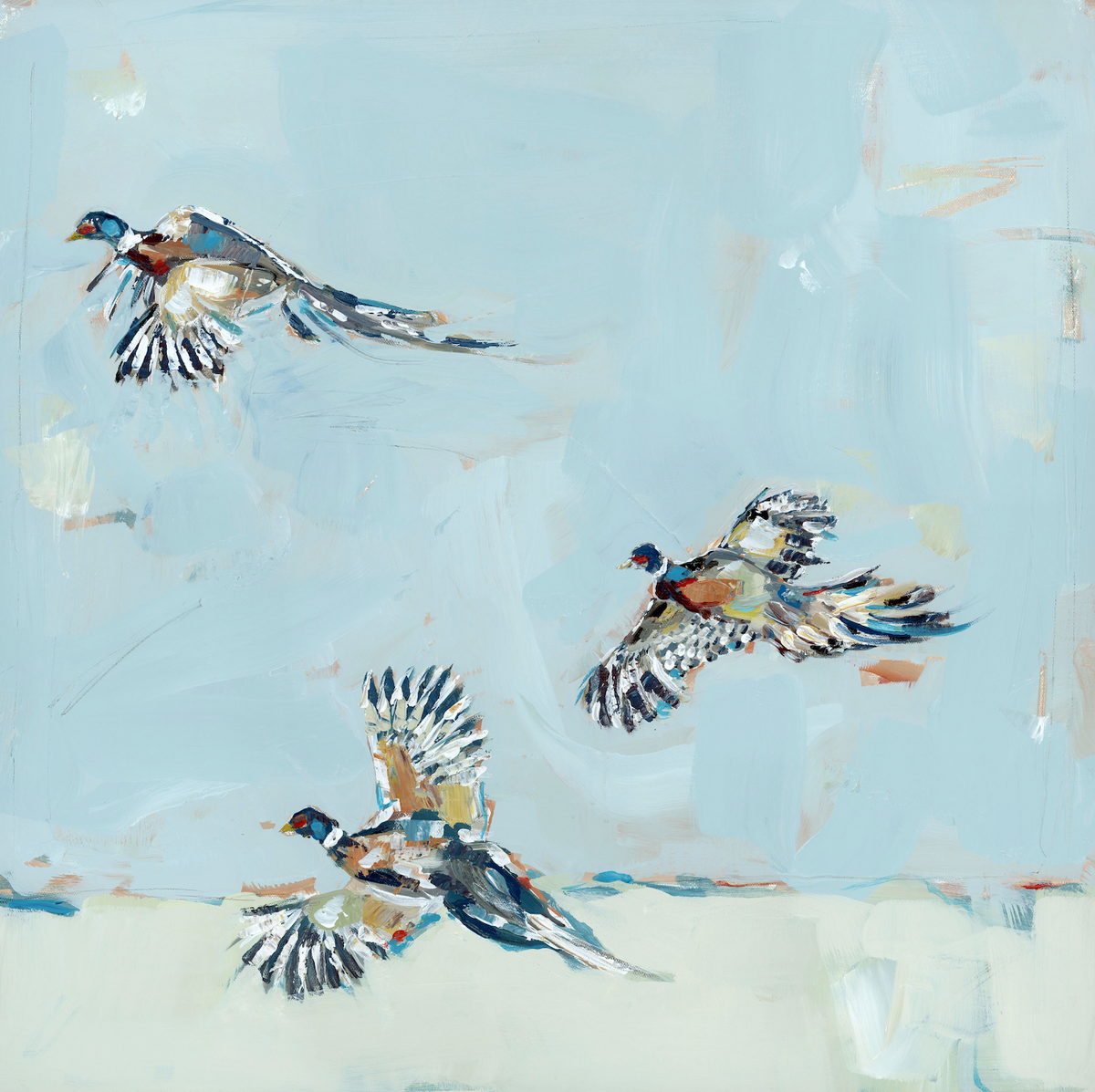 "Pheasantly Surprised" on canvas by Chelsea McShane Art - product image 2 for Resin Society