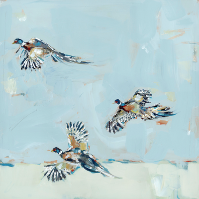 "Pheasantly Surprised" on canvas by Chelsea McShane Art - product image 2 for Resin Society