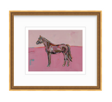 Rose in the Dust Horse Fine Art Print