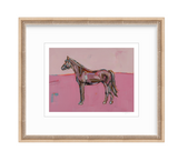 Rose in the Dust Horse Fine Art Print
