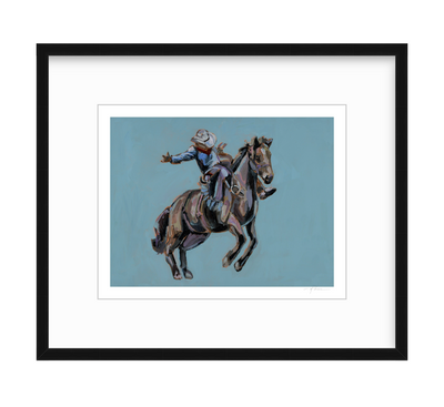 Rodeo Cowboy Fine Art Print