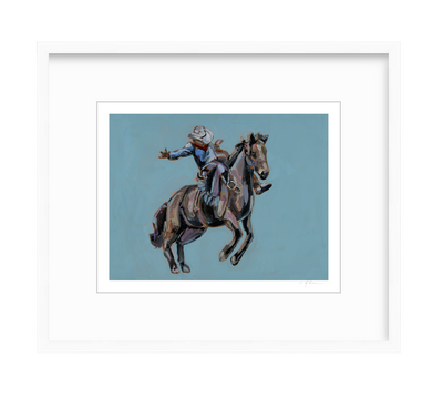 Rodeo Cowboy Fine Art Print