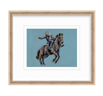 Rodeo Cowboy Fine Art Print