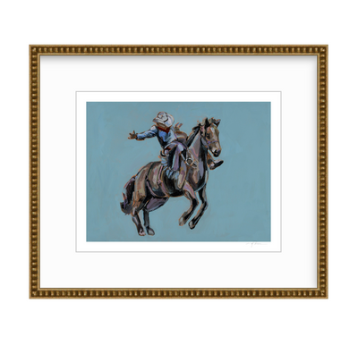 Rodeo Cowboy Fine Art Print
