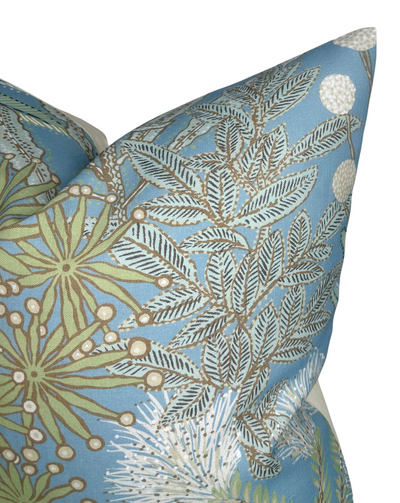 Protea Performance Pillow Cover in Spa Blue, Thibaut Pillows