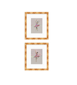 Fine art print of ballerinas in dance poses with soft neutral background