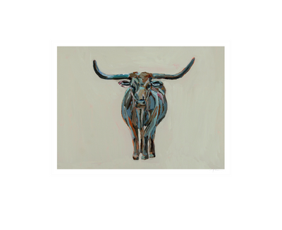 True Grit Longhorn Fine Art Print