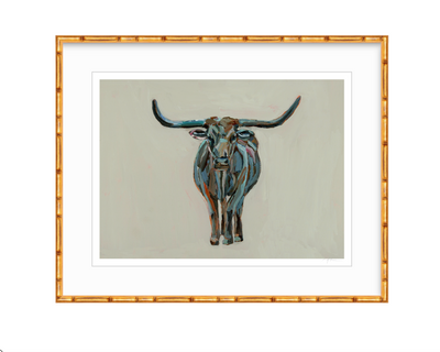 True Grit Longhorn Fine Art Print