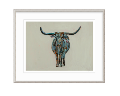 True Grit Longhorn Fine Art Print