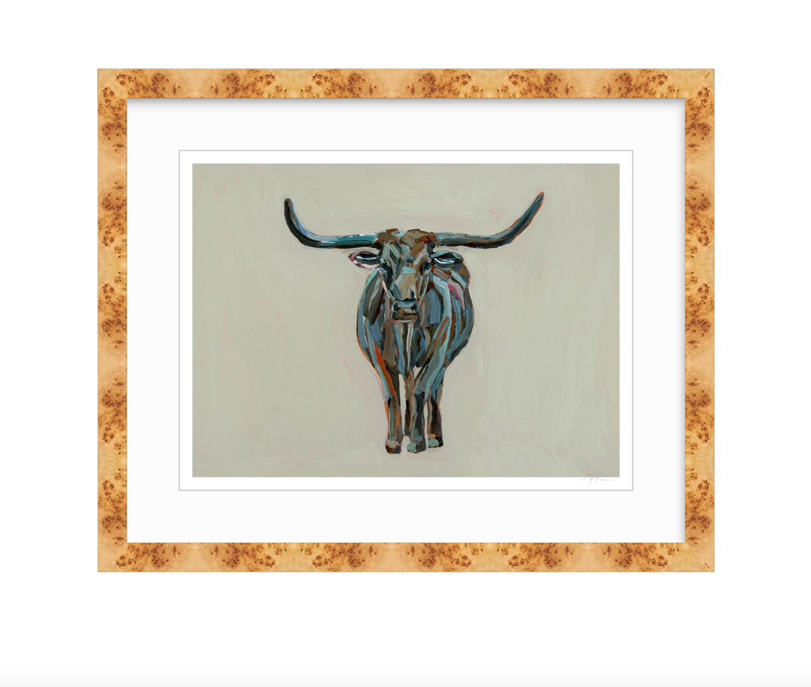 True Grit Longhorn Fine Art Print