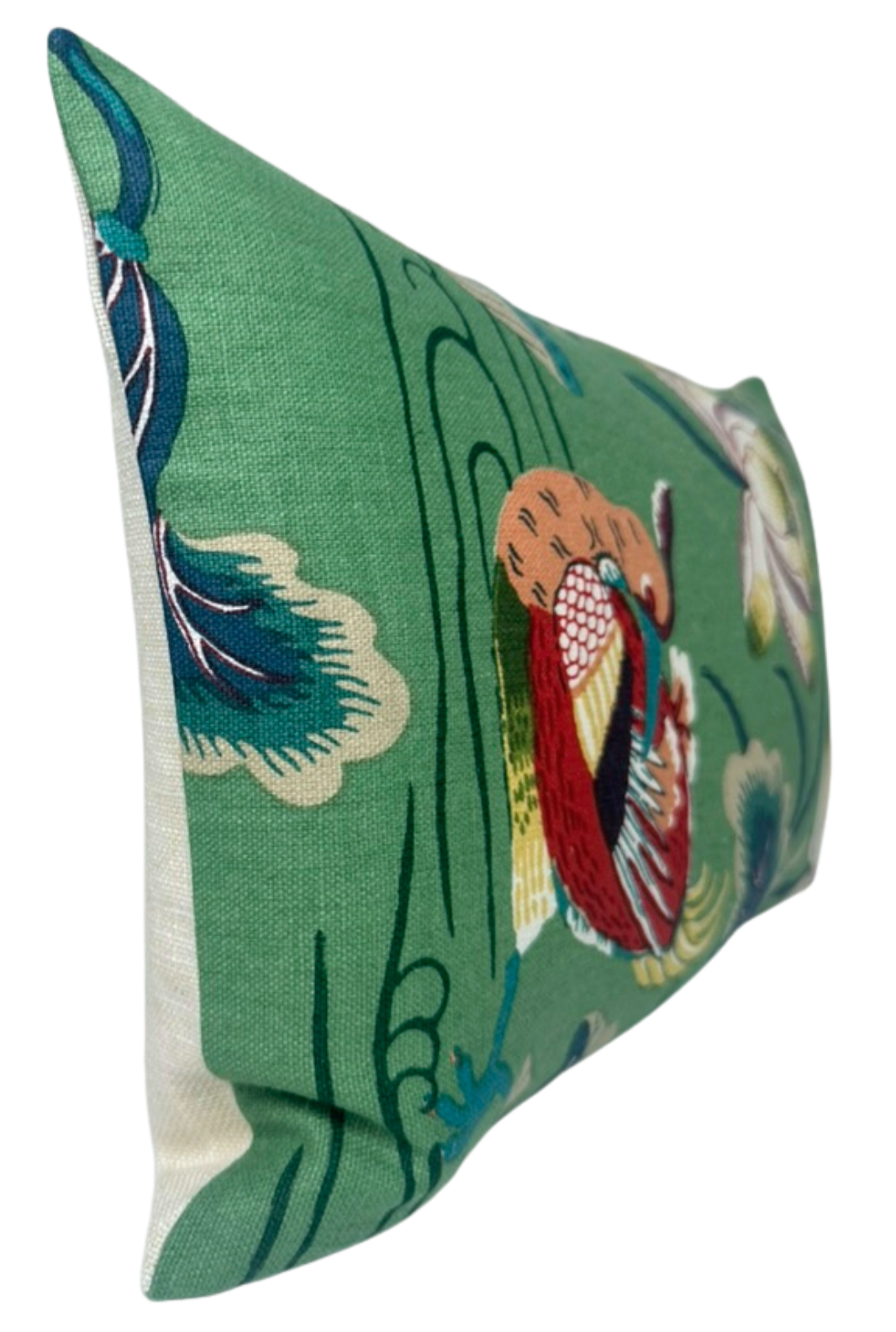 Lotus Garden Pillow Cover in Jade, F.
Schumacher Textiles