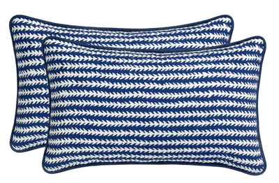Horizon Pillow Cover in Indigo