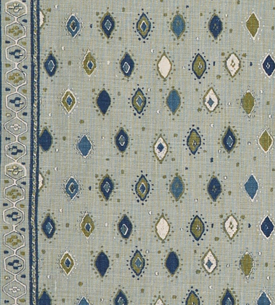 Oona Pillow Cover in Ocean Indigo, Peter Dunham Textiles
