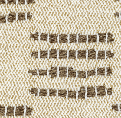 Stroll Pillow Cover in Ivory Brown, Kelly Wearstler Textiles
