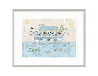 Noah's ark V Nursery Fine Art Print