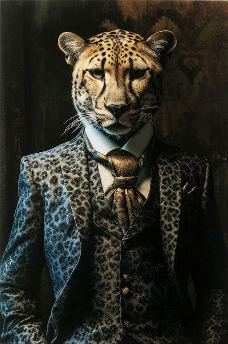 Glass Picture Mister Leo 100x150cm by DEKOR - main product image for Resin Society