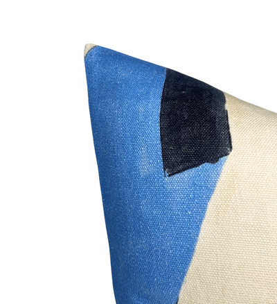 District Pillow Cover in Cobalt, Kelly Wearstler Textiles - DEKOWE