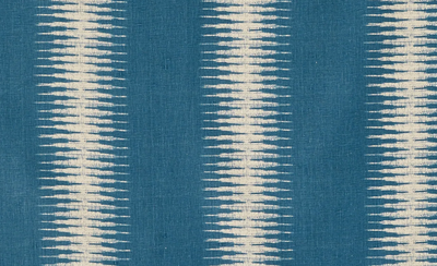 Ikat Pillow Cover in Indigo Blue, Peter Dunham Textiles