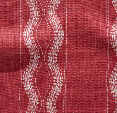 Zanzibar Pillow Cover in Red, Peter Dunham Textiles