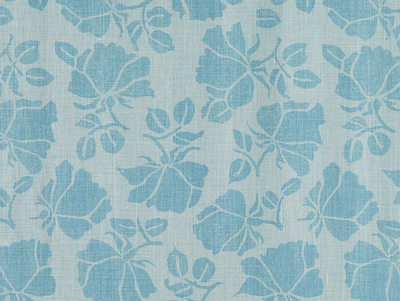 Emilia Pillow Cover in Blue, Peter Dunham Textiles