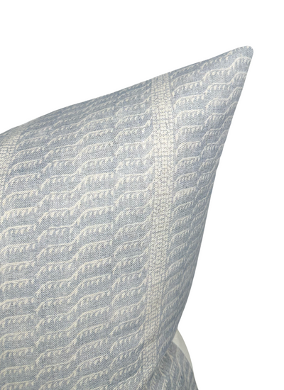 Pilar Pillow Cover in Bluebell, Susan Connor Textiles