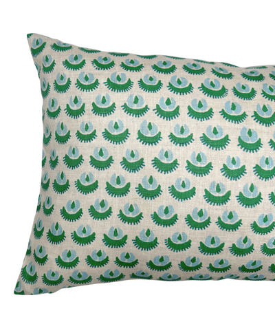 Cadiz Pillow Cover in Green, Walter G Textiles