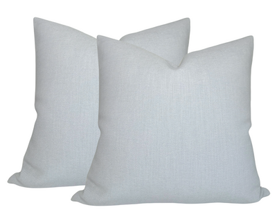 Outdoor Rough 'n Tumble Woven Pillow Cover in Ice Blue, Performance Pillow