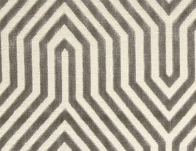 Vanderbilt Pillow Cover in Dove Grey, Schumacher Textiles