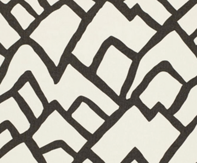 Zimba Pillow Cover in Charcoal, Schumacher Textiles