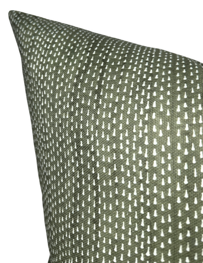 Kantha Pillow Cover in Willow, Maresca Textiles