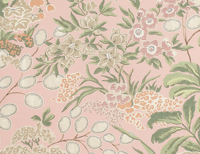 Meadow Floral Pillow Cover in Blush, Thibaut Pillows