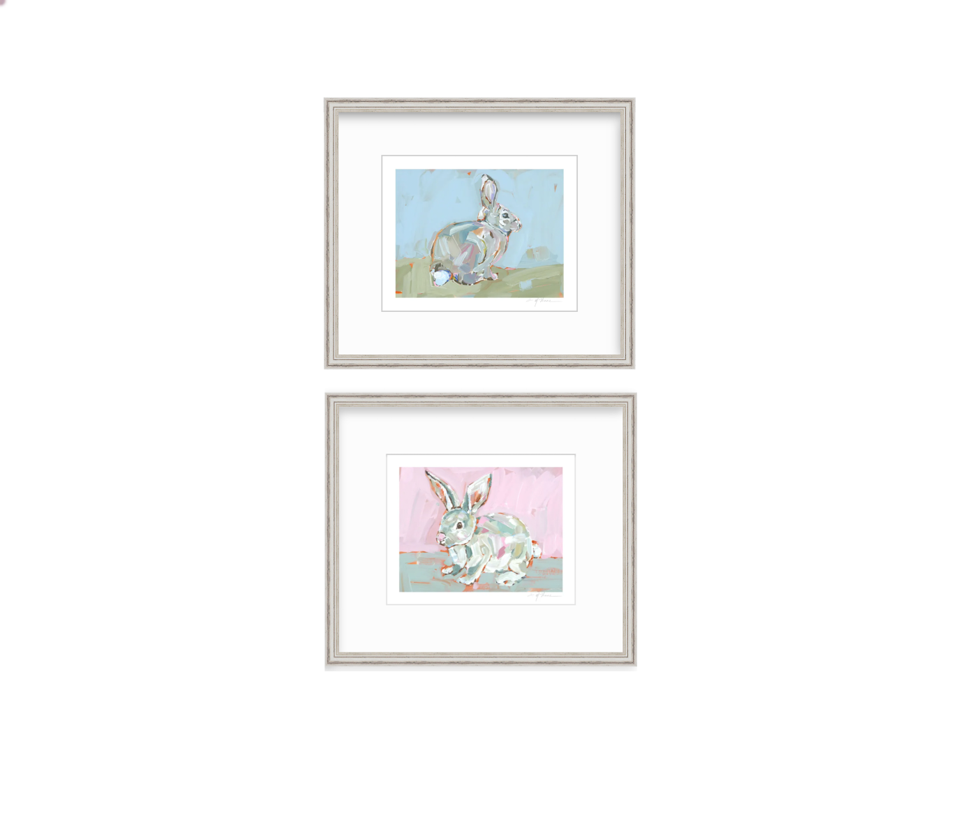 Bunny Hunnies Fine Art Print by Chelsea McShane Art